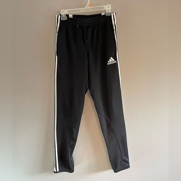 Adidas Track Pants Black/White Logo | SZ S - Picture 4 of 12